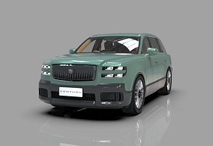 Toyota Century SUV 2024 HQinterior 3D model