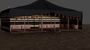 3D Arab Tent 3D Model