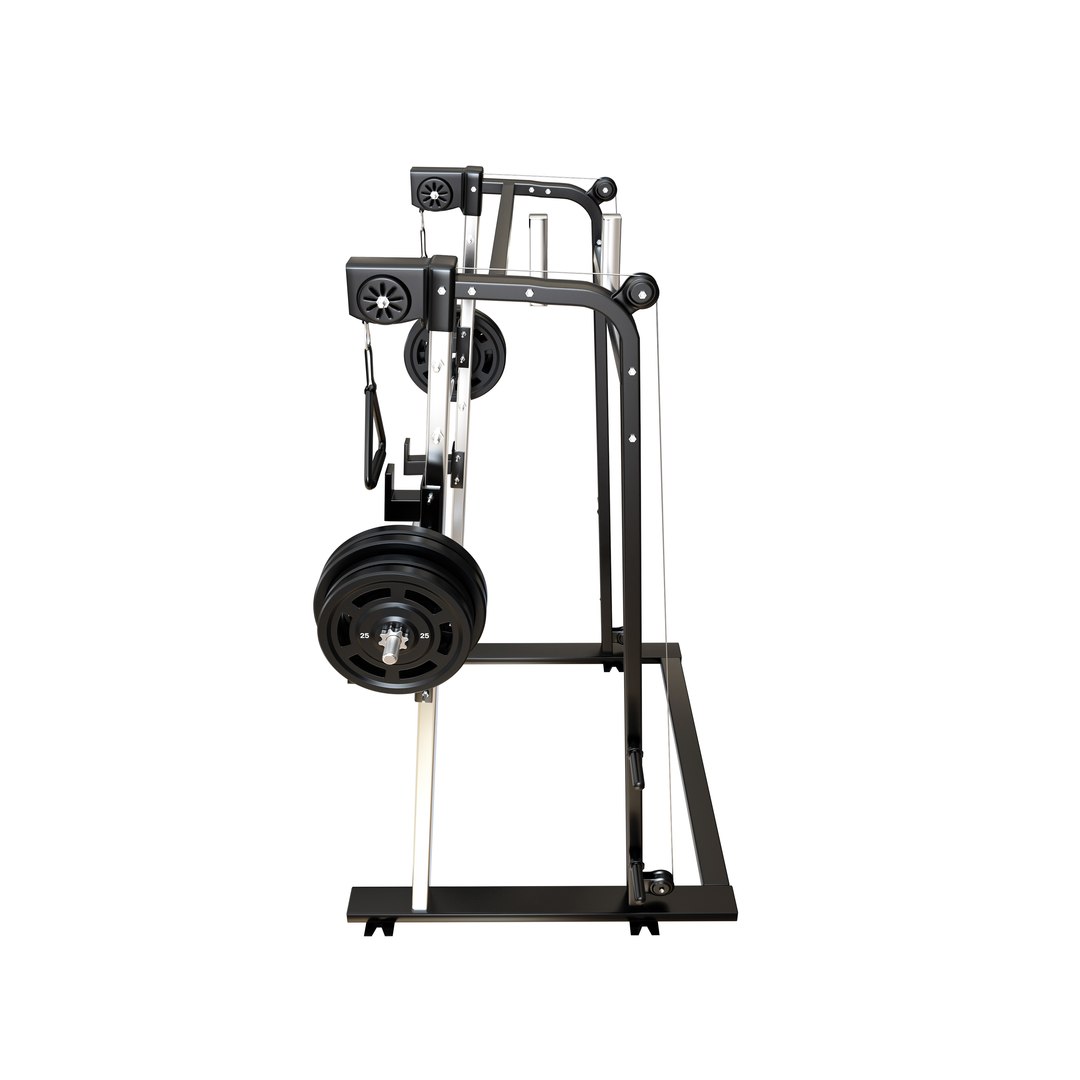 3D Half Rack Squats Model - TurboSquid 1673347