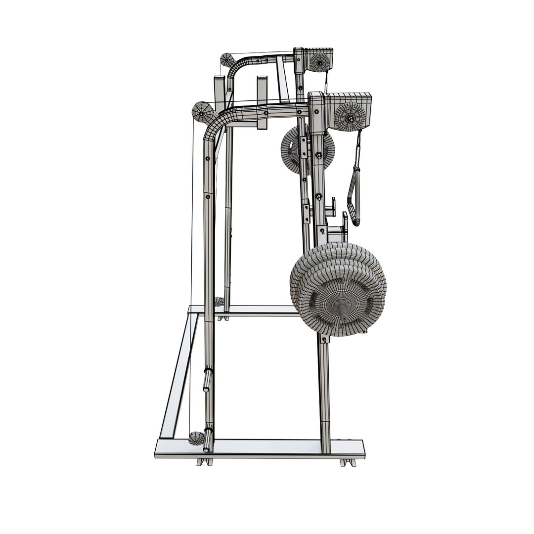 3D Half Rack Squats Model - TurboSquid 1673347