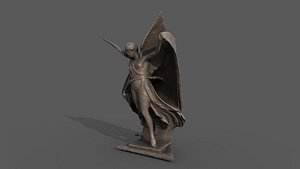 Statue of Nike of Paionios 3D model