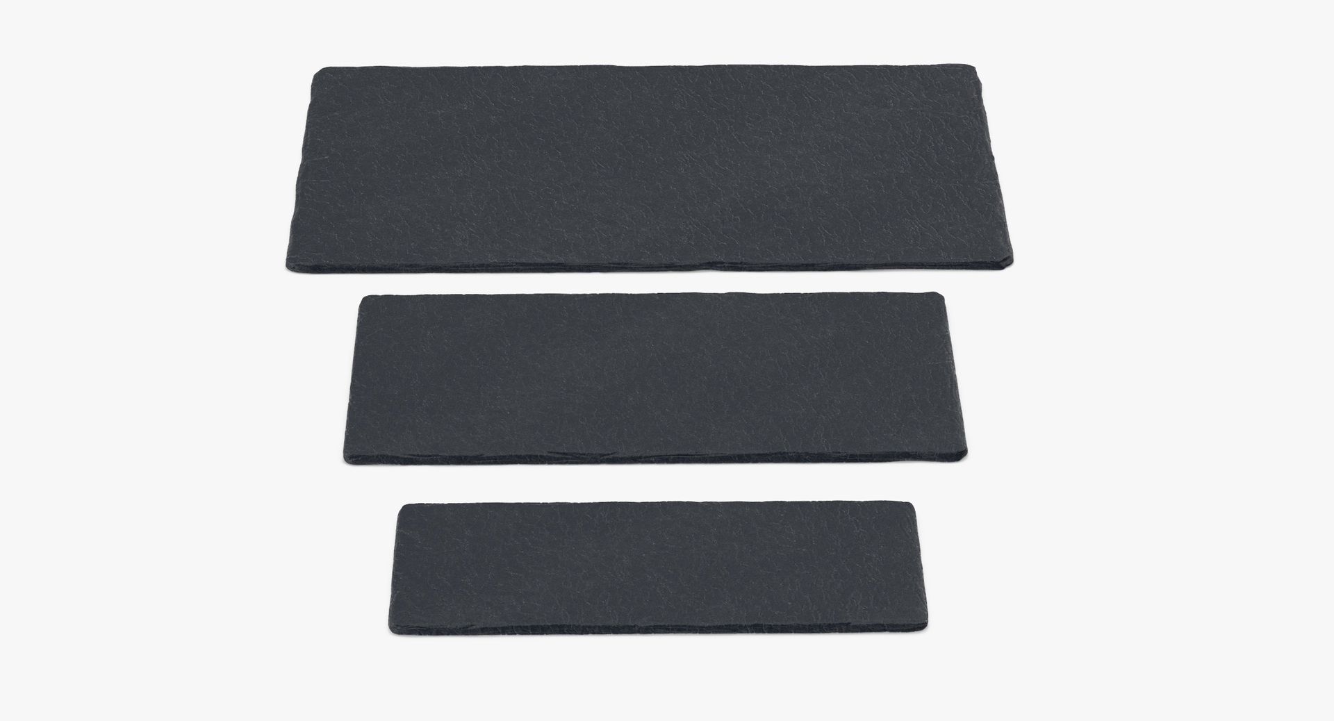3d slate rectangular plates model