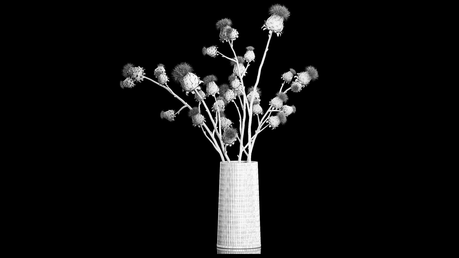Beautiful bouquet of dried Thistle thorn flowers in a glass vase 292 3D model https://p.turbosquid.com/ts-thumb/CK/sBdtDx/QI/1thistlegreen29072309/jpg/1690811753/1920x1080/fit_q87/a15c9928a1d8c941411473ab01518694847c65e6/1thistlegreen29072309.jpg