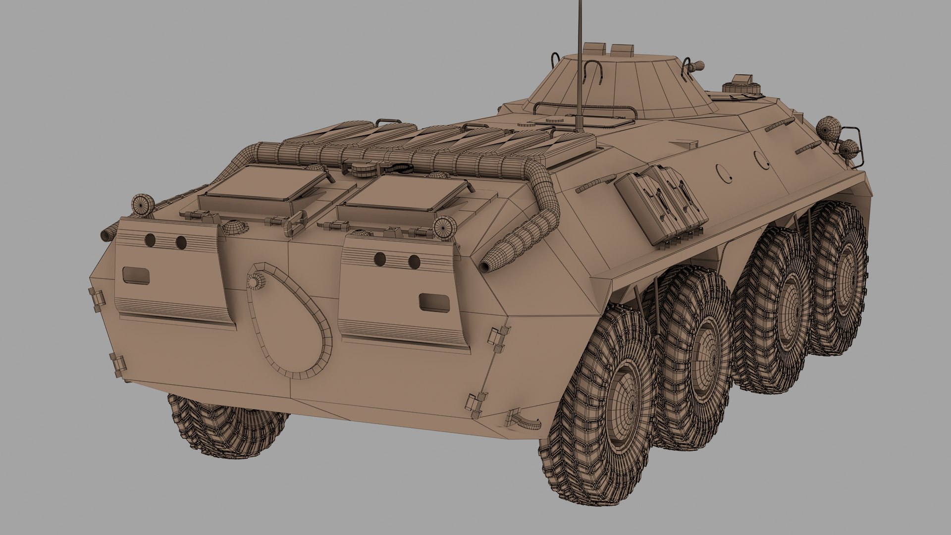 Russian btr 70 3D model - TurboSquid 1551603