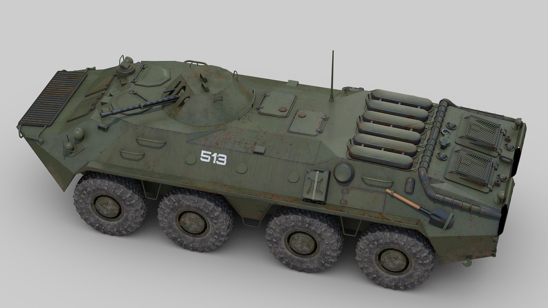 Russian Btr 70 3D Model - TurboSquid 1551603