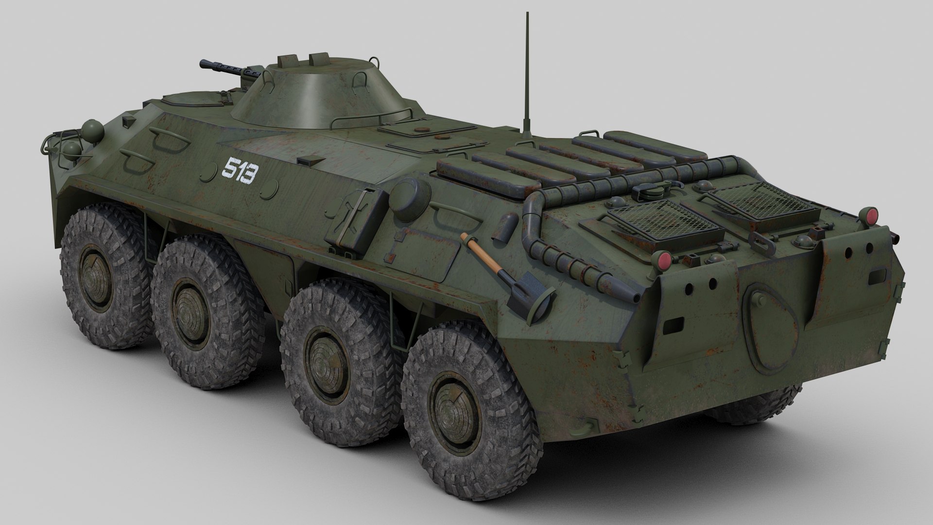 Russian Btr 70 3D Model - TurboSquid 1551603