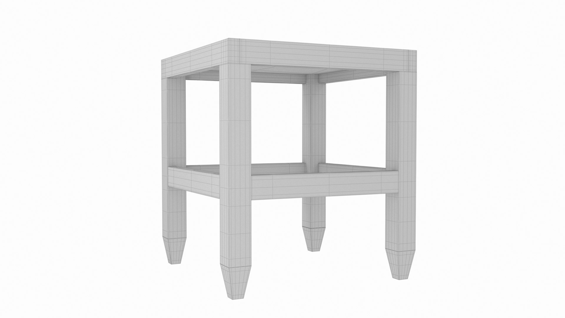 Stool Wooden 3D model - TurboSquid 1953720
