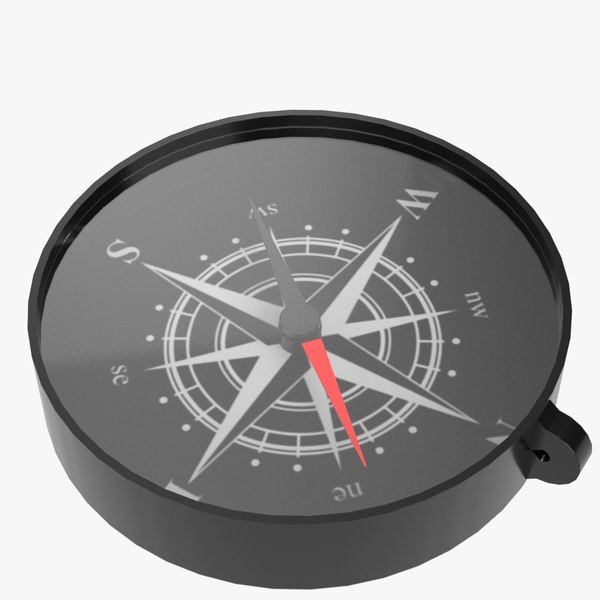 3D vintage compass model - TurboSquid 1200519