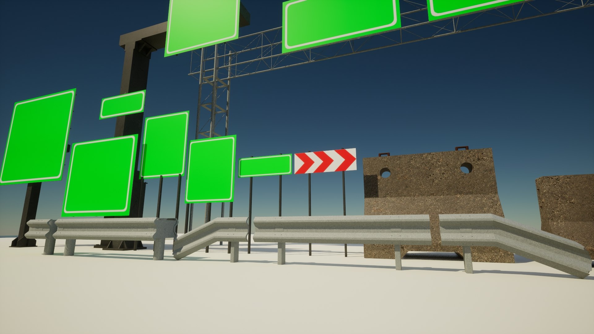 Highway - Traffic Packages Model - TurboSquid 1948618