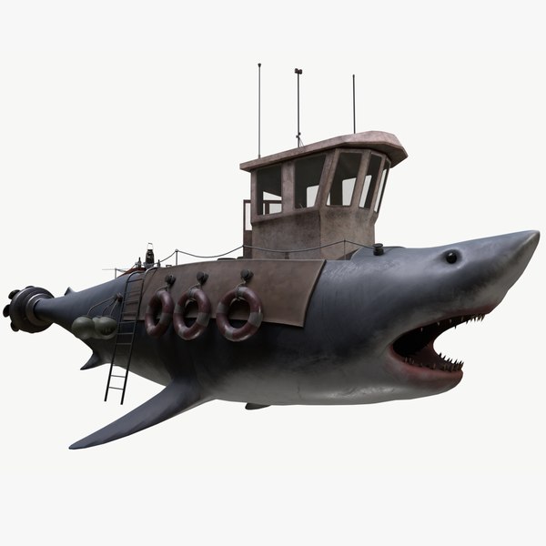 サメの船3Dモデル - TurboSquid 2029584