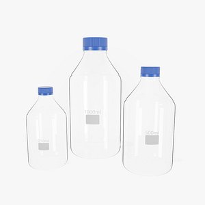 Smoothie/Juice Glass Bottle 250ml packaging 3D model pack / WA Design Studio