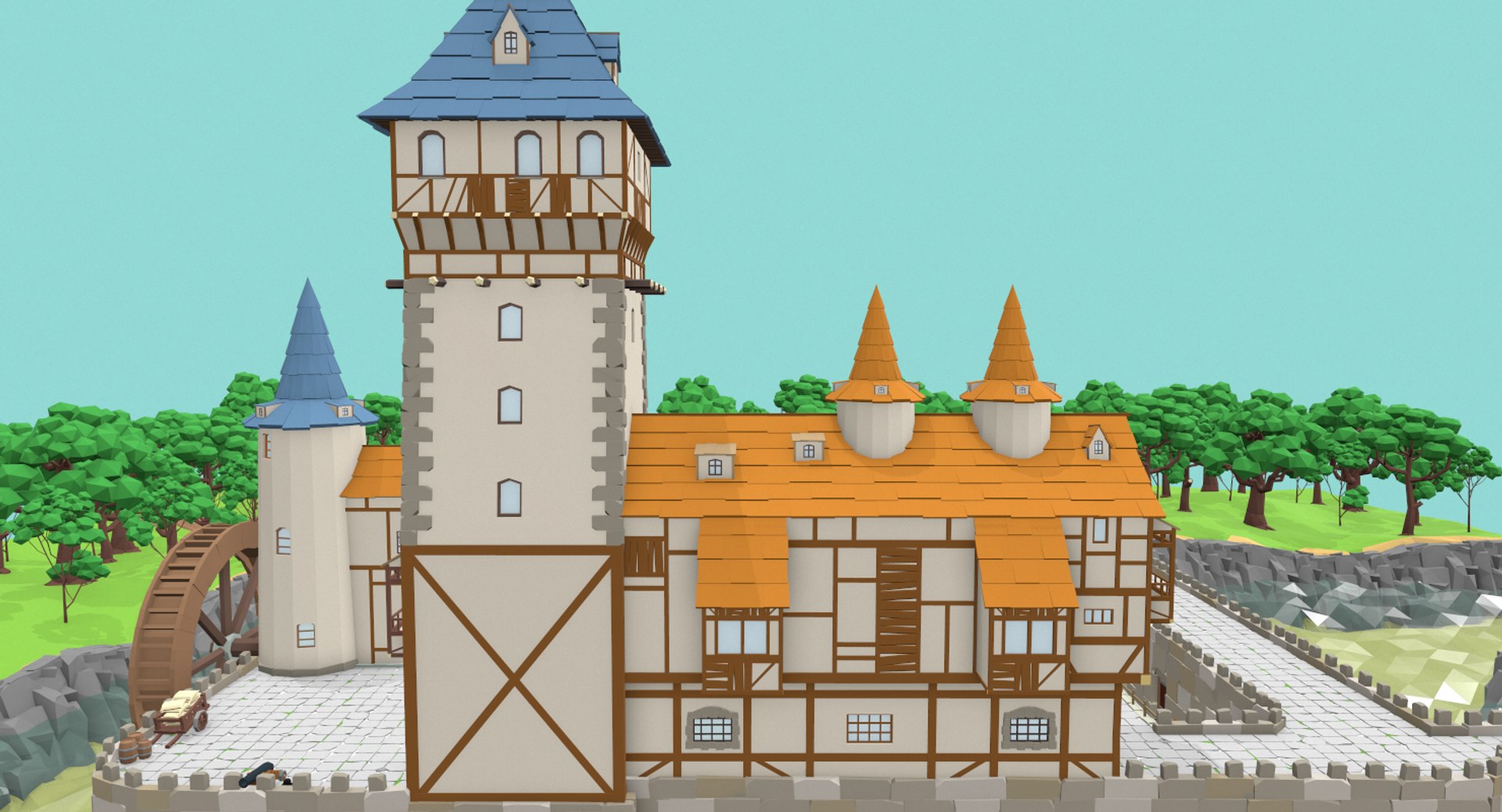 3D medieval castle https://p.turbosquid.com/ts-thumb/CL/EFgHlL/bqkzZWN4/screenshot013/png/1548824826/1920x1080/fit_q87/abc37d1e9c30b4851358464b0da95c381391fe3d/screenshot013.jpg