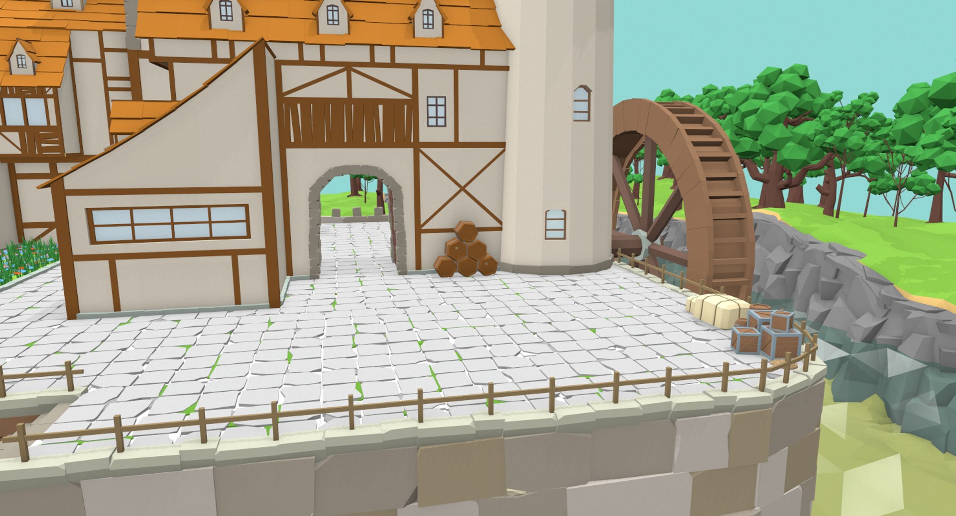 3D medieval castle https://p.turbosquid.com/ts-thumb/CL/EFgHlL/yWvvfIYf/screenshot011/png/1548824826/1920x1080/fit_q87/d0cfb8f701f7c0bb3e5b85d80540b33e1563fa52/screenshot011.jpg