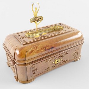 chest with ballerina