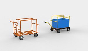 truck trolley cart 1 3D model 3D model