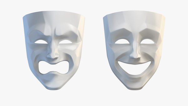 Máscaras de teatro Modelo 3D - TurboSquid 455740