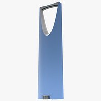 Architectural Landmark Blue Feature