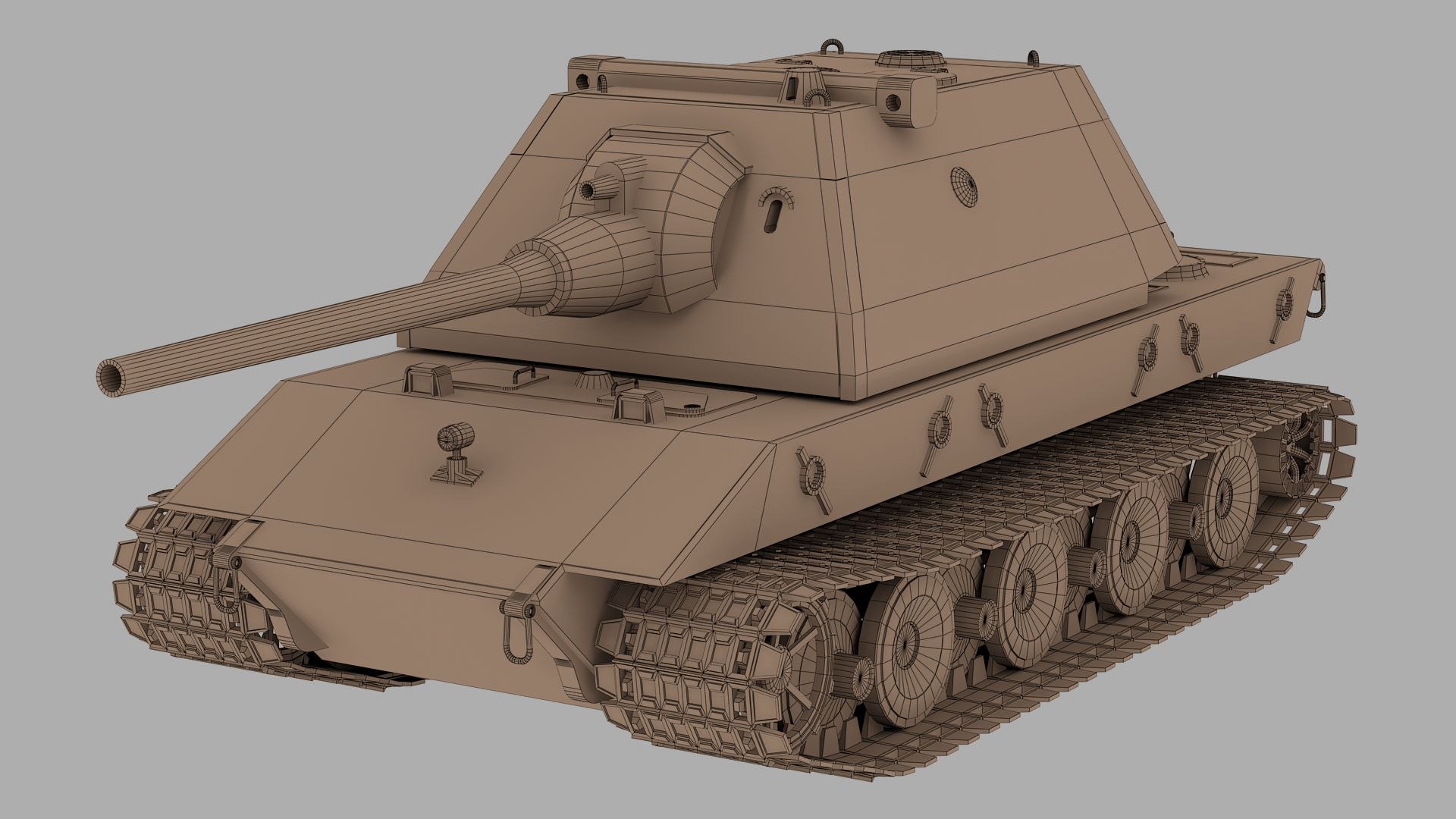 Panzerkampfwagen E 100 3D Model - TurboSquid 1990121