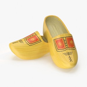 3d pair clogs model