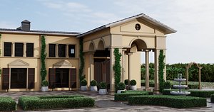 Californaia Classic Mansion 3D model