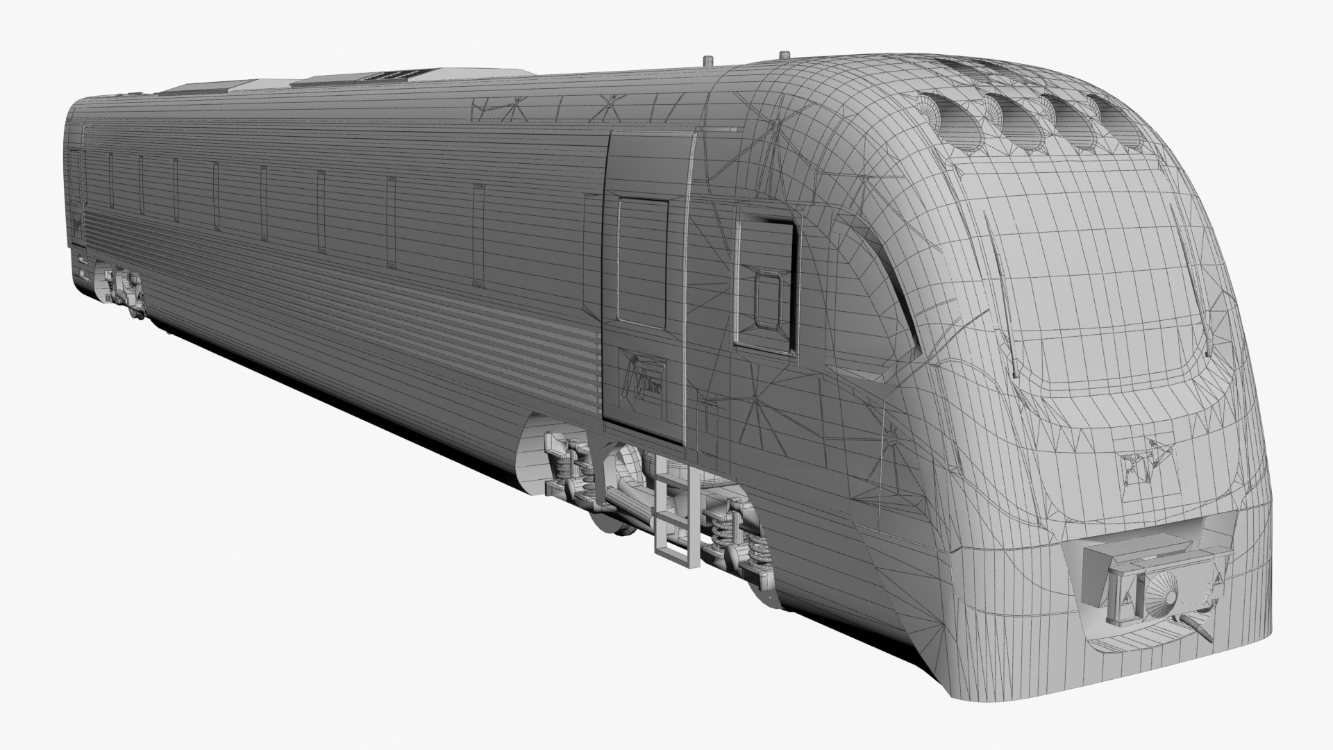 Australian Vline Vlocity Diesel Passenger Train 3D Model TurboSquid