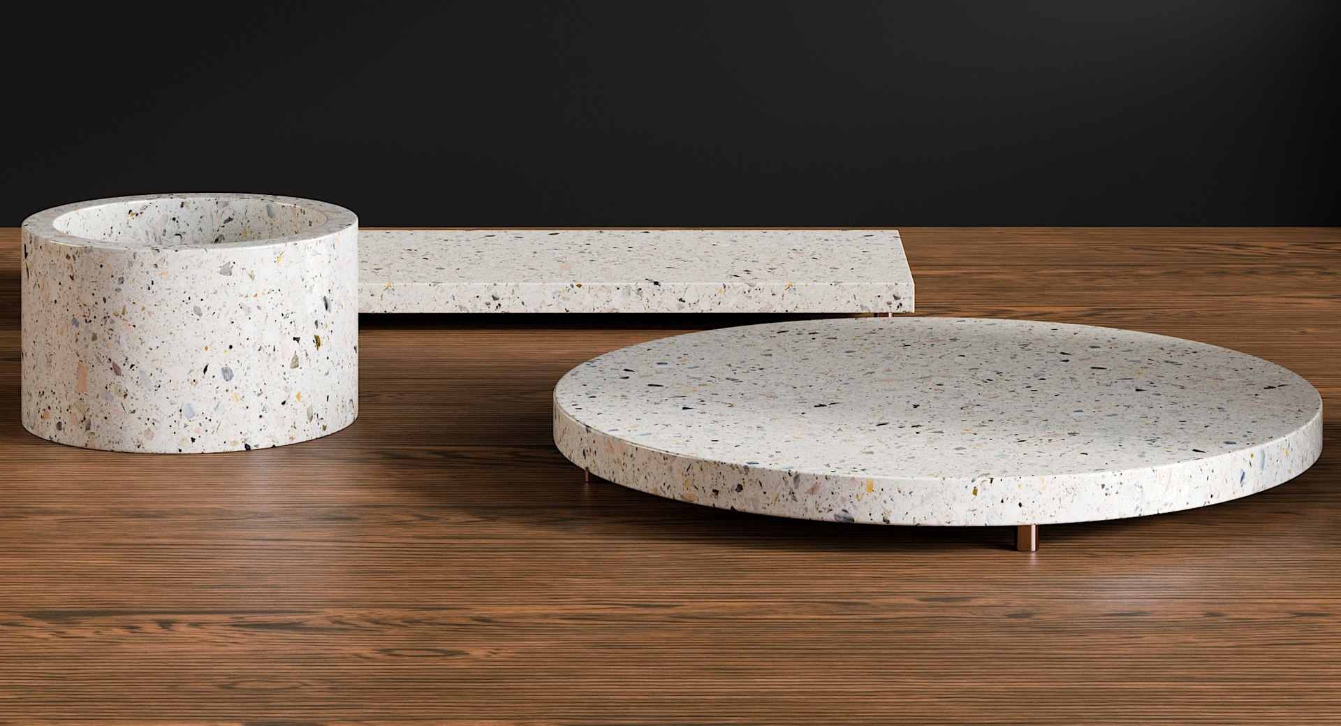 realistic terrazzo serving pieces 3D model https://p.turbosquid.com/ts-thumb/CL/Uj1qtH/eGPWtUhT/_view03/jpg/1572435595/1920x1080/fit_q87/e08169e44111da155a25bebc166bb39dd14fb9fe/_view03.jpg
