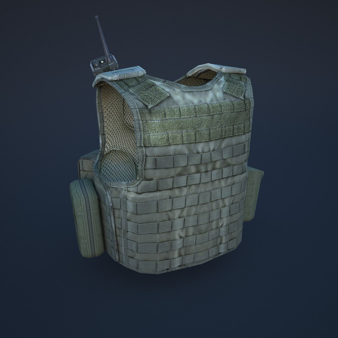 3d body armor model