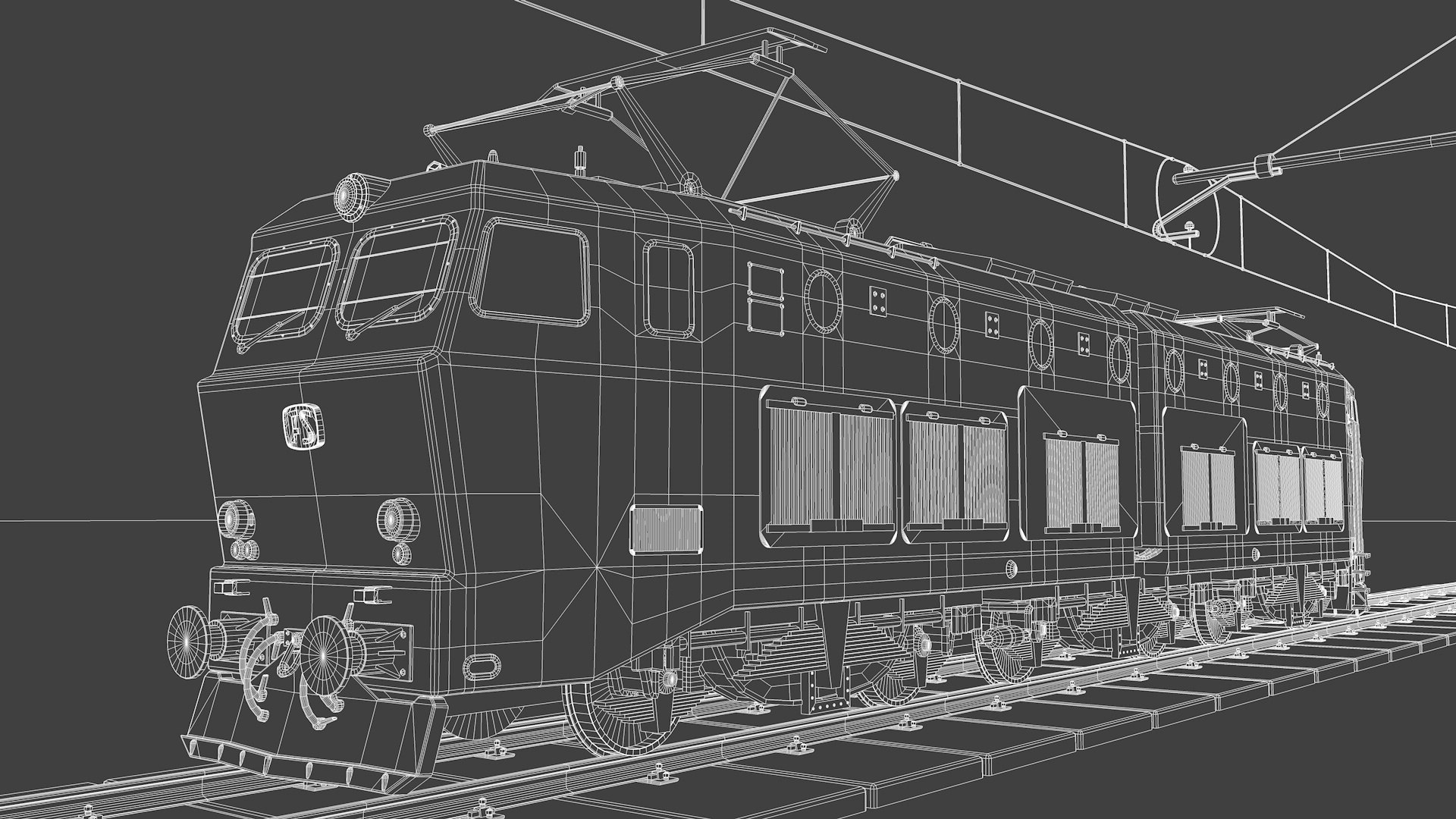 Electric Locomotive E656 3D Model - TurboSquid 2408266