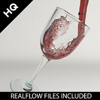 wine pouring realflow