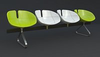 Fjord Bench Four Sistema Iray + 3ds max