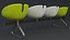 Fjord Bench Four Sistema Iray + 3ds max