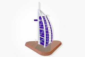 3D model Burj Al Arab 3D Model