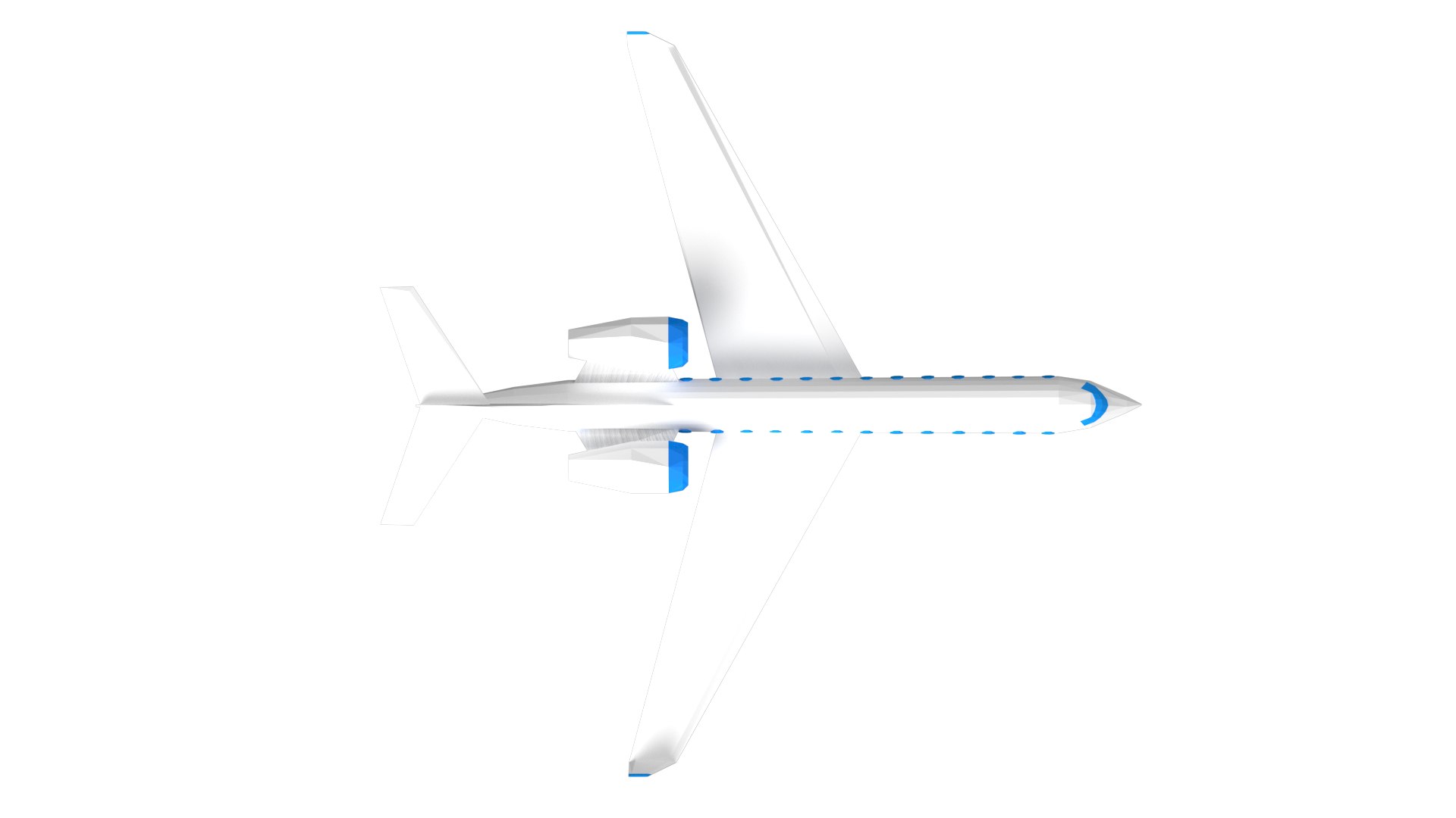 Cartoon airplane toon model - TurboSquid 1680153