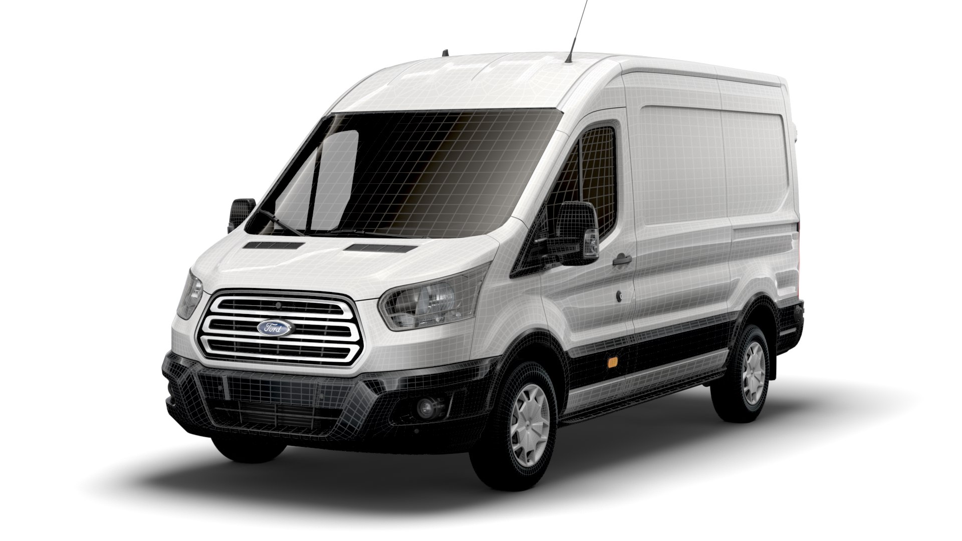 Transit Van L2h2 2018 3D Model - TurboSquid 1712411