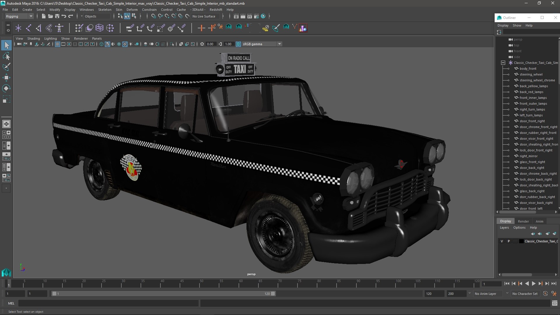 Classic Checker Taxi Cab Simple Interior model https://p.turbosquid.com/ts-thumb/CL/oxIzJp/Di/classic_checker_taxi_cab_simple_interior_1004/jpg/1722860749/1920x1080/fit_q87/96a5de46f501e564f467841d76f6536cd1e0534f/classic_checker_taxi_cab_simple_interior_1004.jpg