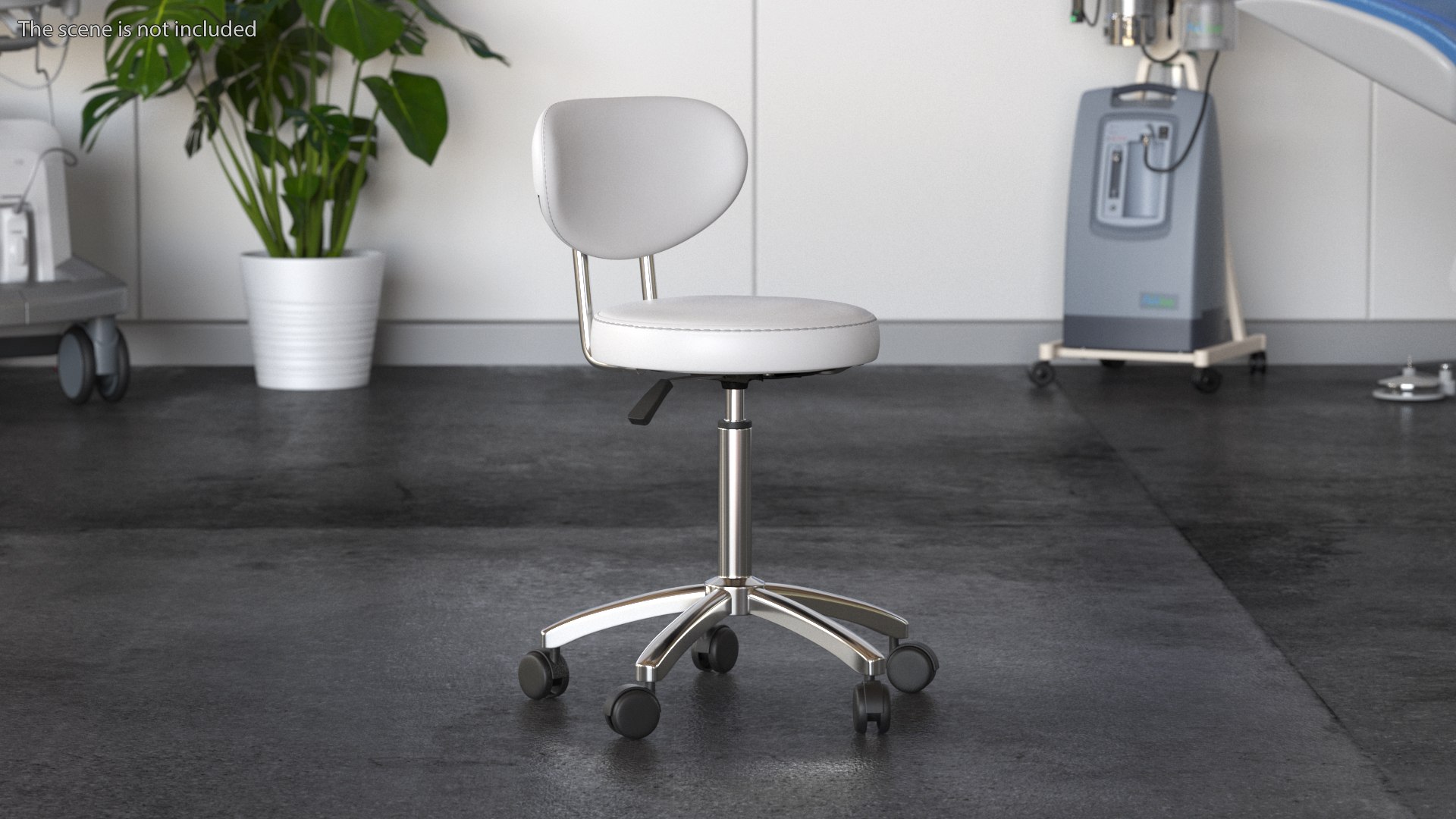 3D Doctors Office Chair White TurboSquid 2065881