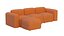 DLOETT L-Shape Modular Sectional Sofa