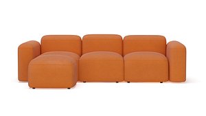 DLOETT L-Shape Modular Sectional Sofa