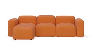 DLOETT L-Shape Modular Sectional Sofa