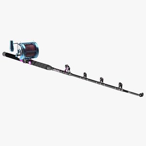 Telescopic Fishing Rod and Reel Rigged