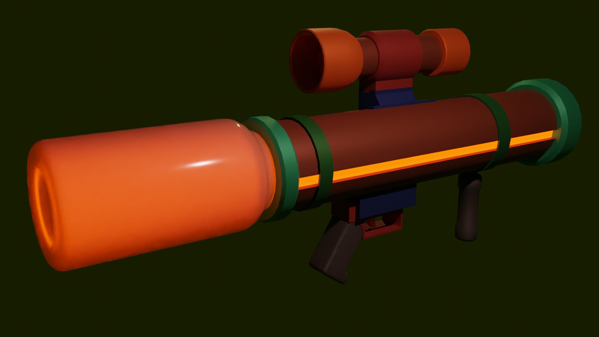 3D FT Cannon model TurboSquid 2029248