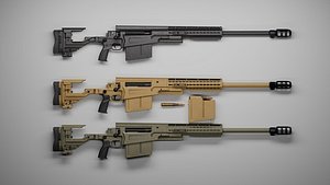 Accuracy International AX50 ELR 3D model