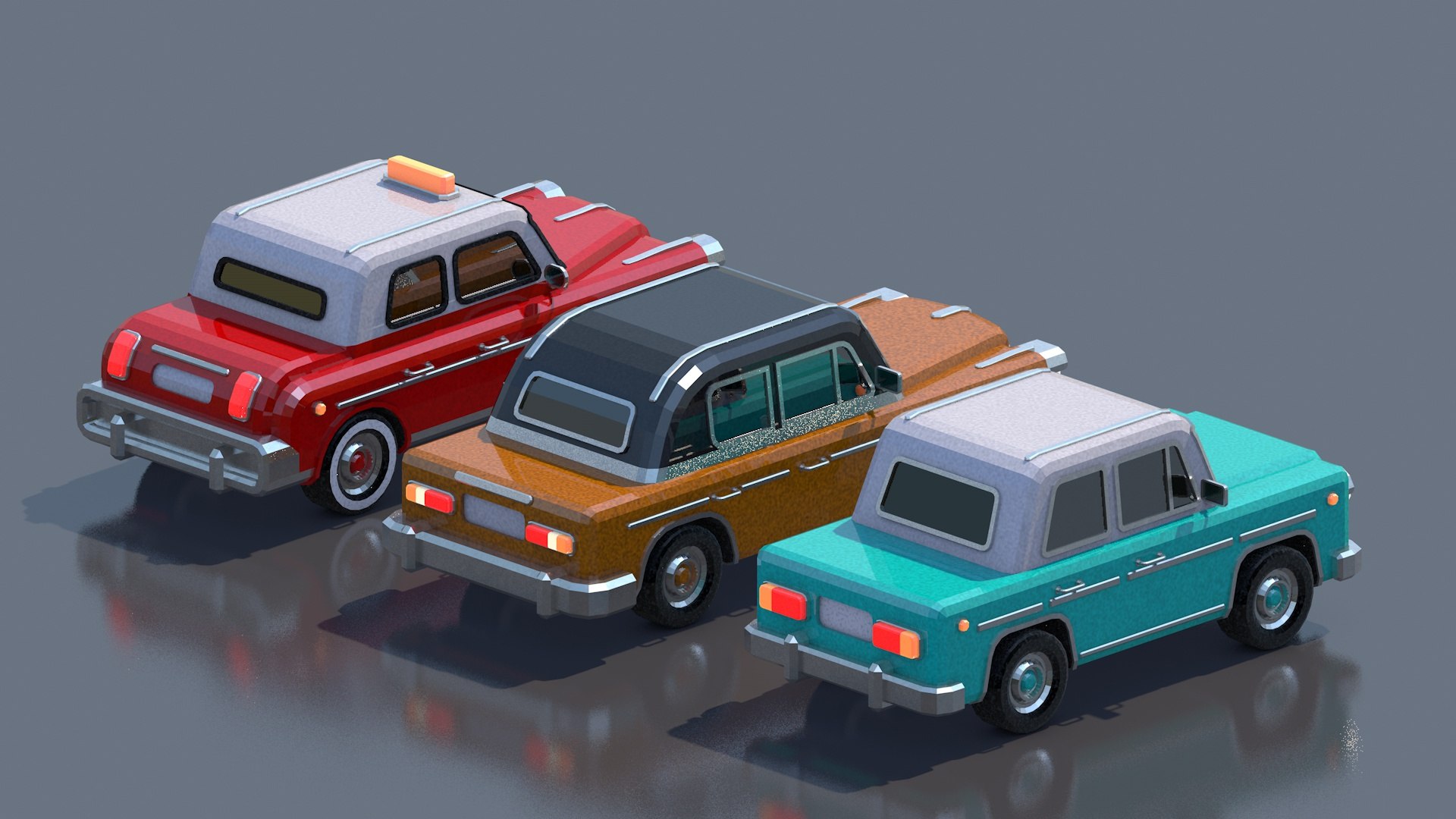 Set of lowpoly cars 3D model https://p.turbosquid.com/ts-thumb/CM/0Xkxpi/FP/11_tekler/jpg/1656080157/1920x1080/fit_q87/6a3d1158de318e25ce2e880b493fbbe9f1d9e2ad/11_tekler.jpg