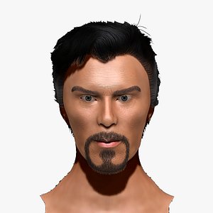 3D model Benedict Cumberbatch ZBrush  3D model only the head