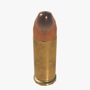 3D model 9mm Ammo Low-poly 3D model