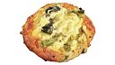 Mini broccoli cheese pizza