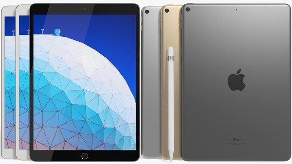 Apple iPad Air 3 10.5（2019）WiFi＆Cellular All Colors3Dモデル - TurboSquid  1481538