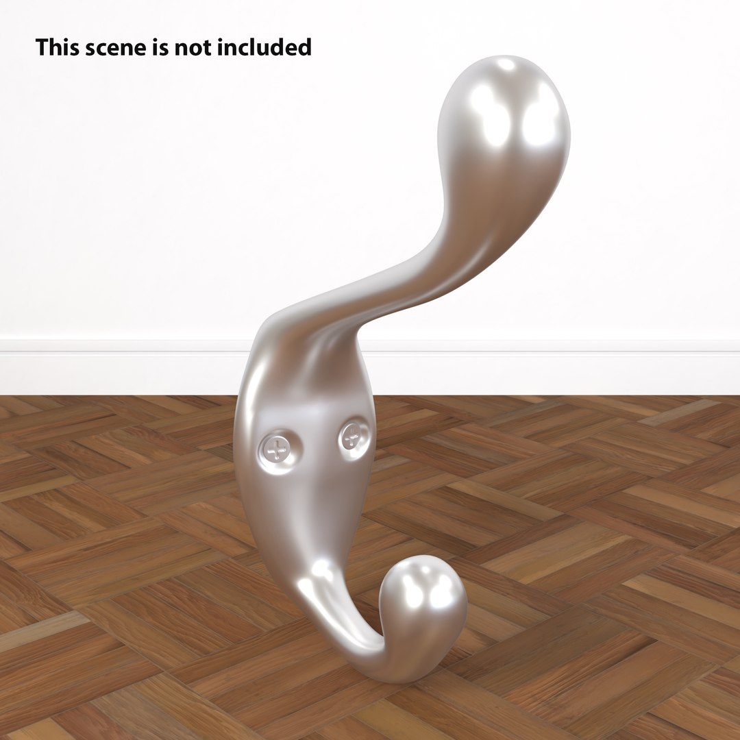 3D model Coat Wall Hook - Silver https://p.turbosquid.com/ts-thumb/CM/EnjmXy/GK/wallhook_imagescene/jpg/1644956868/1920x1080/fit_q87/d591e4f71df9fac7568782e17bc286cc80067589/wallhook_imagescene.jpg