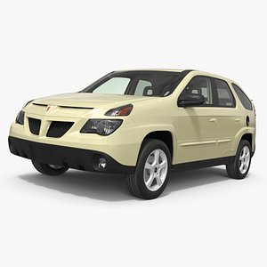 3D Pontiac Aztek 5-Door Utility Vehicle Beige Simplified model