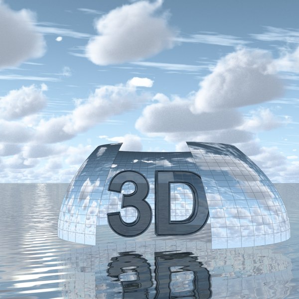 sky clouds 3d model